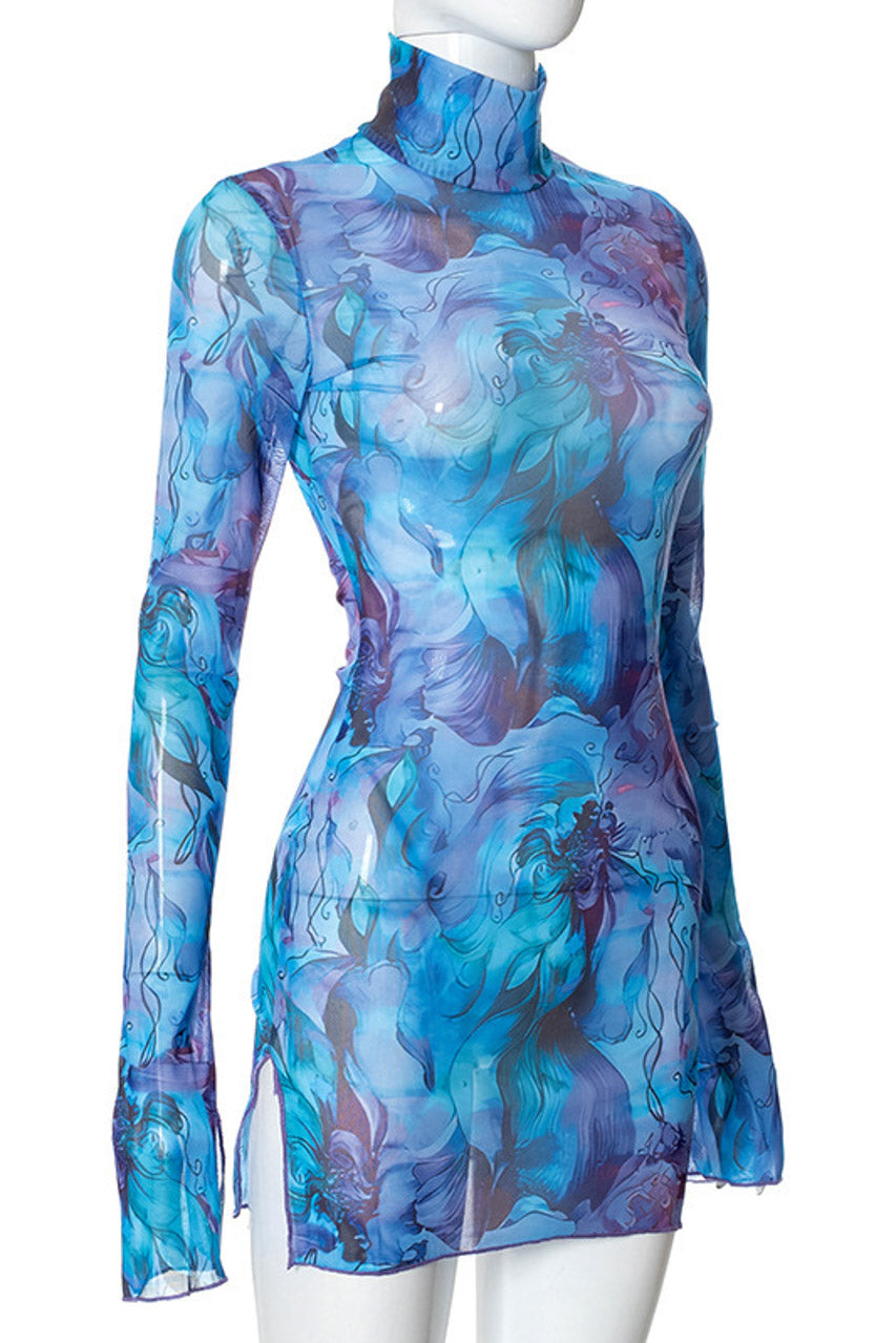 3wishes.com Apparel & Accessories > Dresses - 3wishes Mini Dress - Flattering Fit & Versatile Style - Premium Quality 3wishes.com
